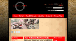 Desktop Screenshot of custompartsinc.com